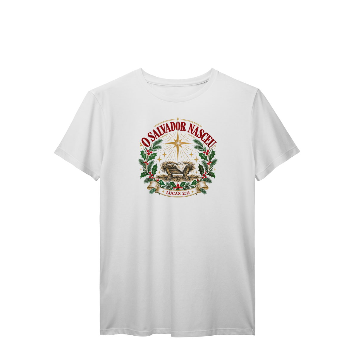 Camiseta O Salvador Nasceu