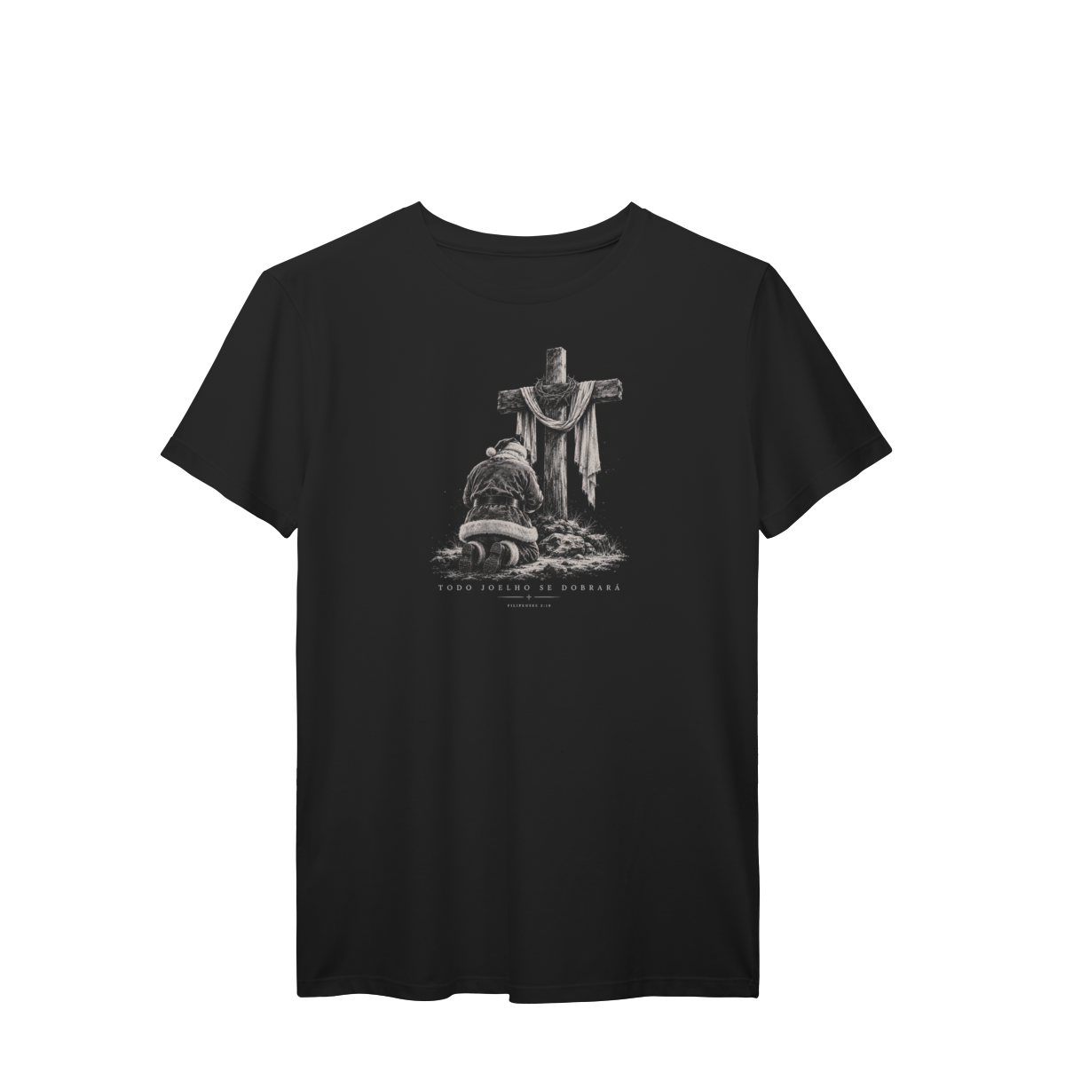 Camiseta Noel ajoelhado