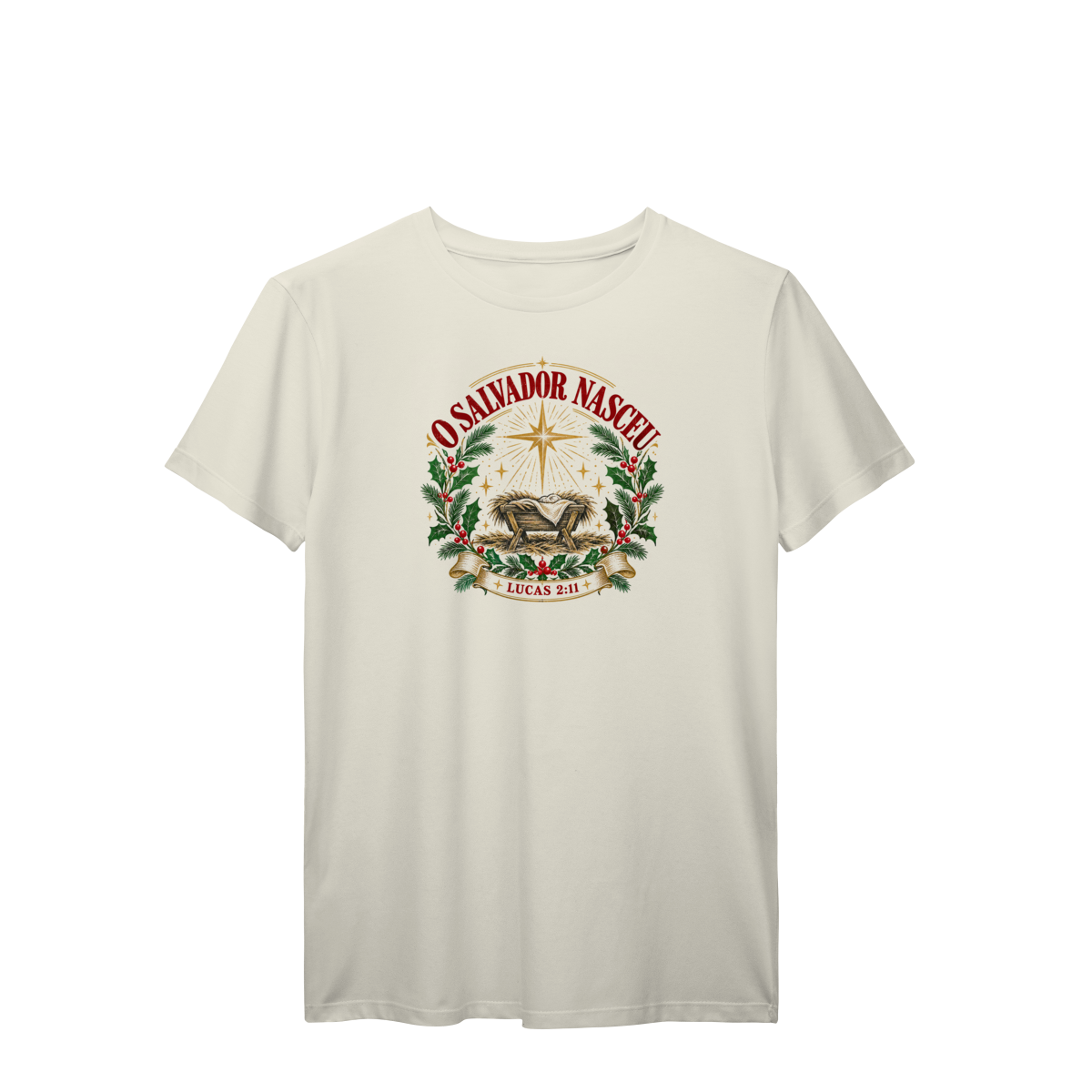 Camiseta O Salvador Nasceu